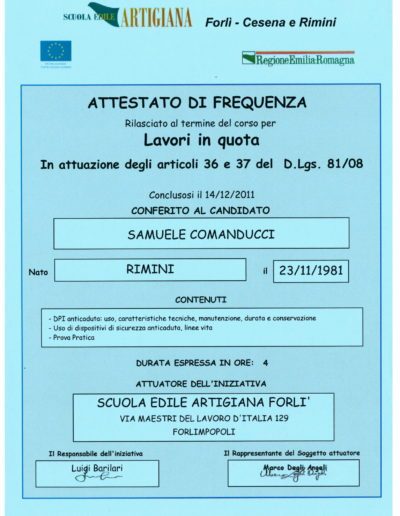 lavori in quota