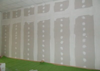 realizzazione di muro interno in cartongesso