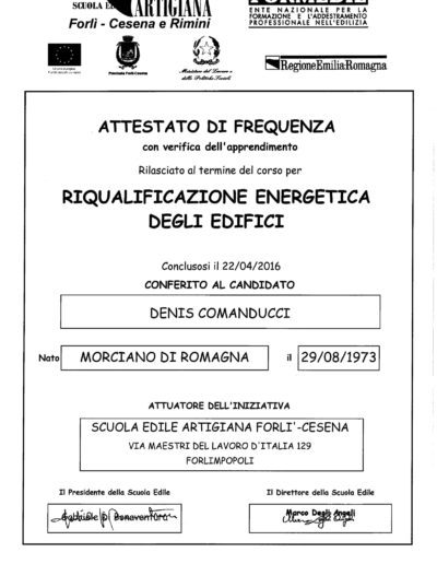 riqualificazione energetica Denis